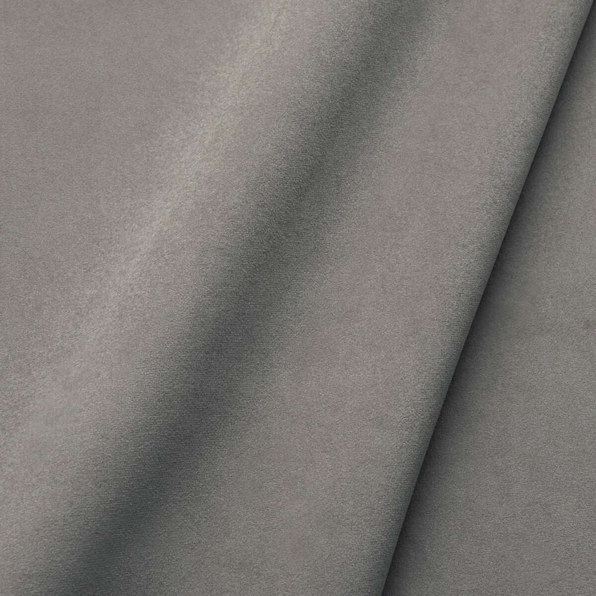 black-grey plain velvet-chenille fabric from Linwood Fabrics