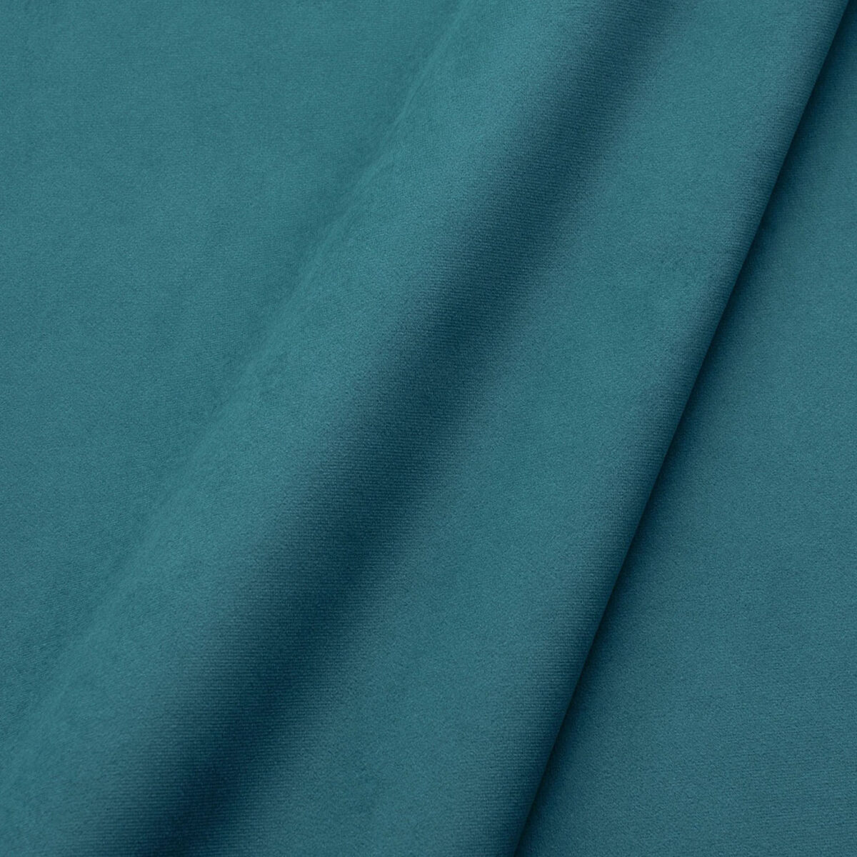 blue plain velvet-chenille fabric from Linwood Fabrics