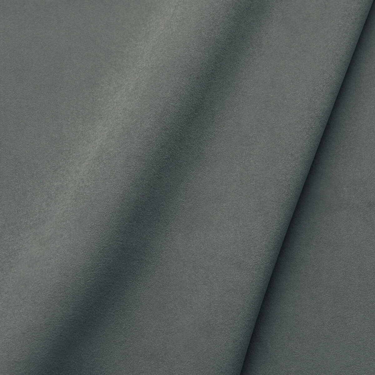 black-grey plain velvet-chenille fabric from Linwood Fabrics
