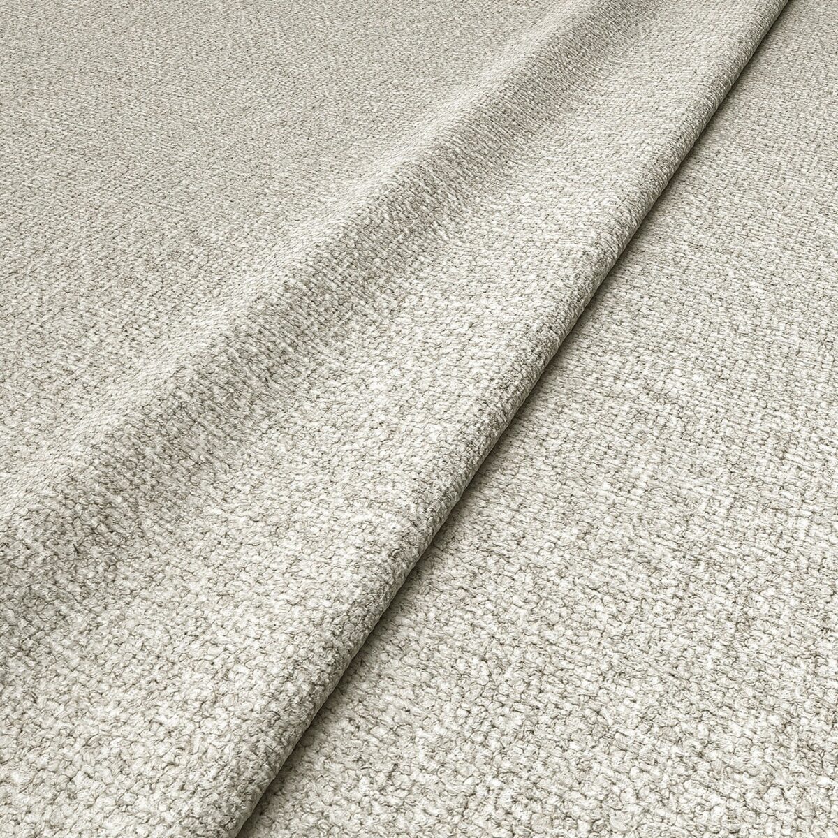 Sienna Fabric - Linen by white plain woven fabric from Linwood Fabrics