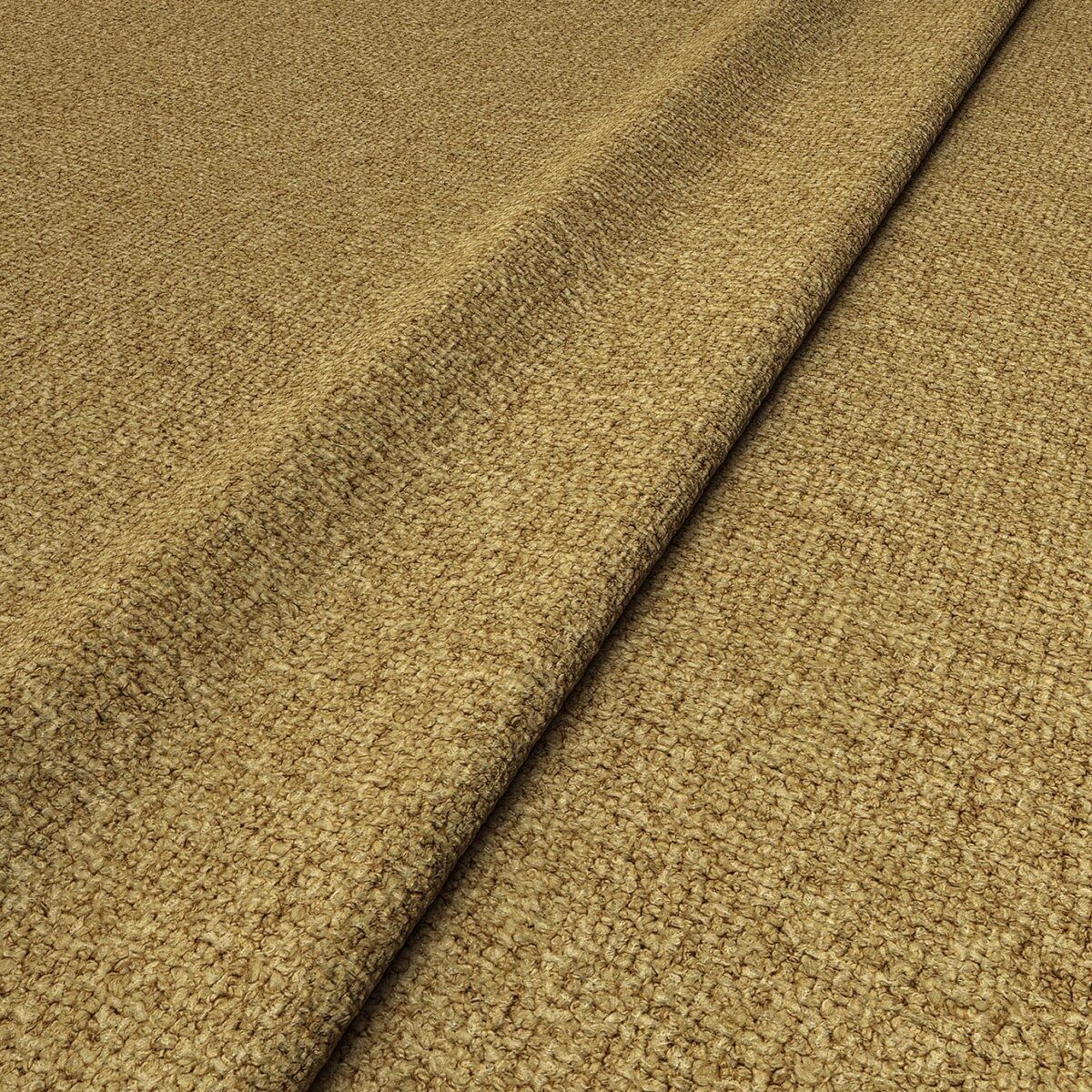Sienna Fabric - Amber by yellow plain woven fabric from Linwood Fabrics