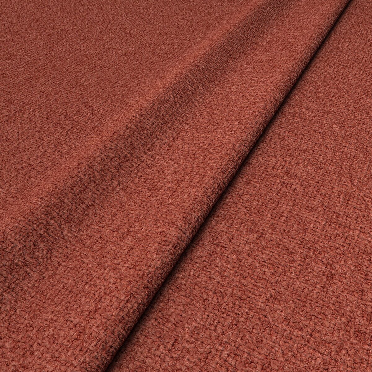 Sienna Fabric - Carnelian by orange plain woven fabric from Linwood Fabrics
