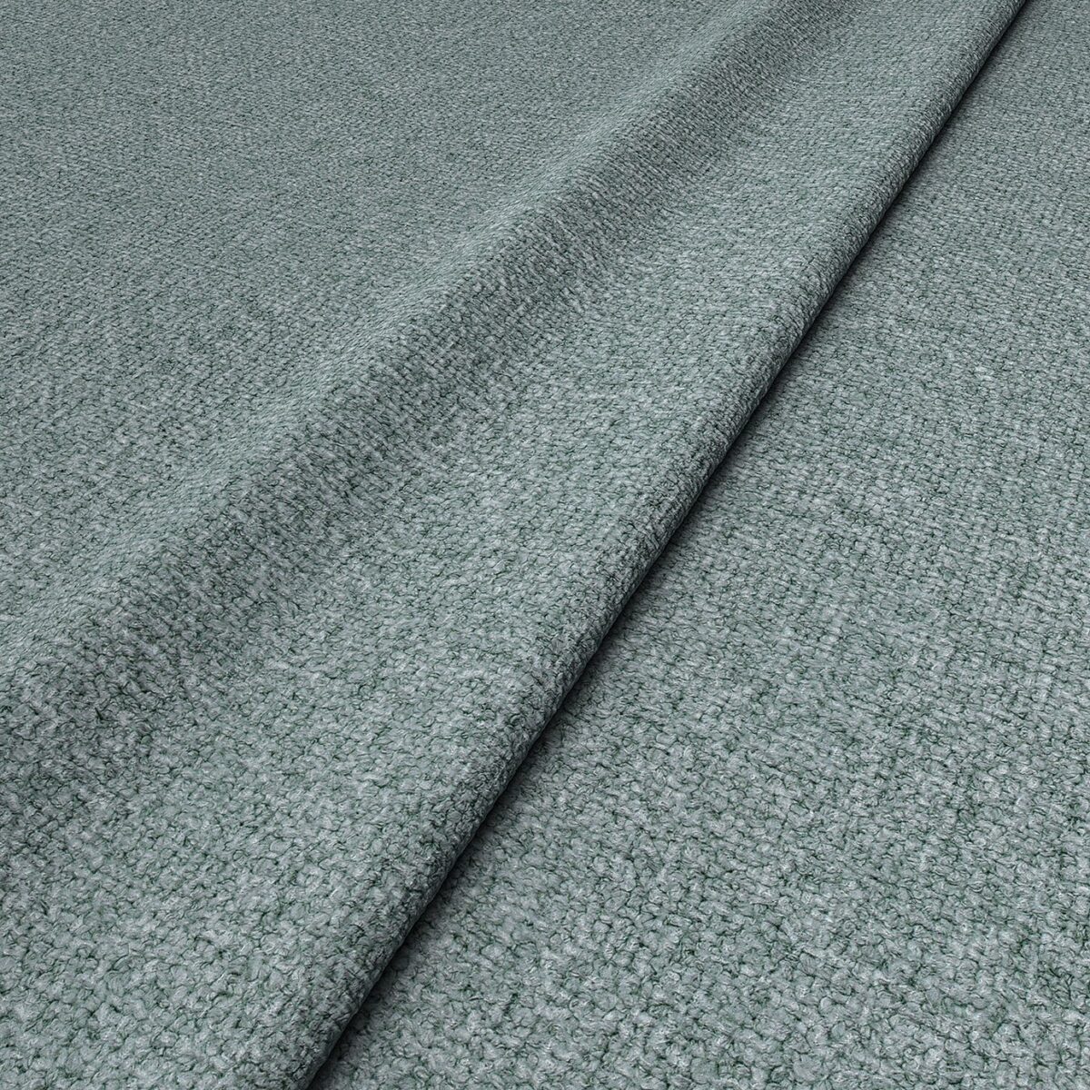Sienna Fabric - Fjord by blue plain woven fabric from Linwood Fabrics