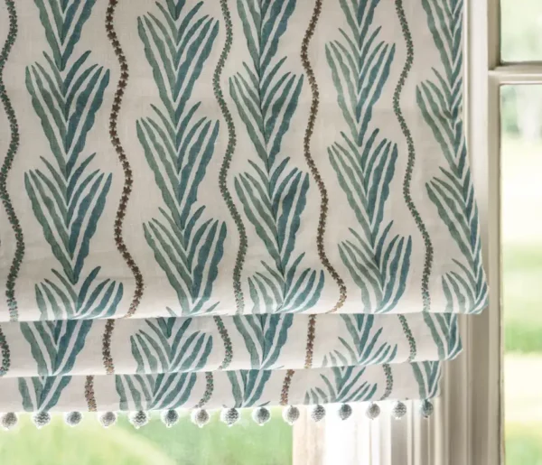 Meridor Fabric - Aqua by Meridor Fabric - Aqua from