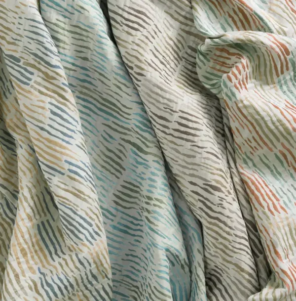 Arles Fabric - Blue / Yellow from