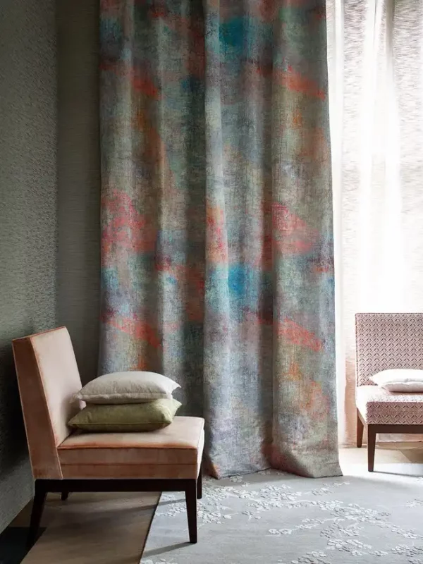 Saskia Fabric - Blue by Saskia Fabric - Blue from