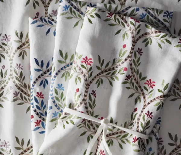 Arber Fabric - Blue / Red by Arber Fabric - Blue / Red from