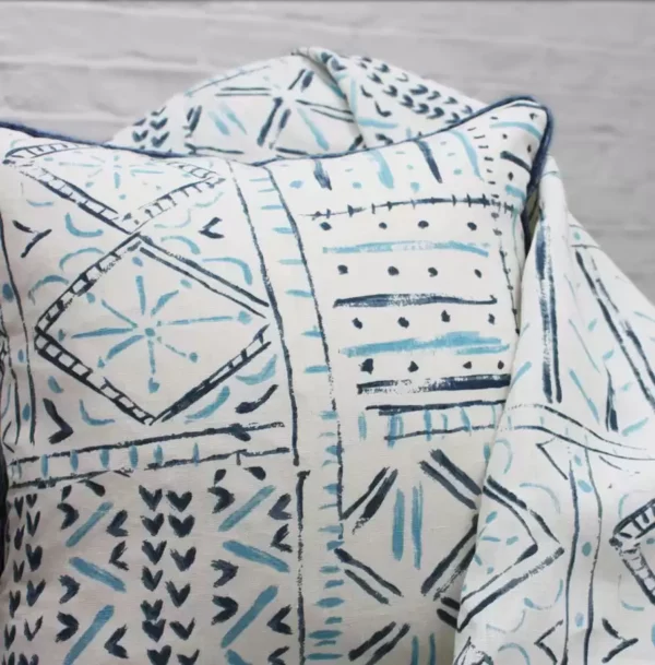 Cloisters Fabric - Ochre / Tobacco / Ivory by Cloisters Fabric - Ochre / Tobacco / Ivory from