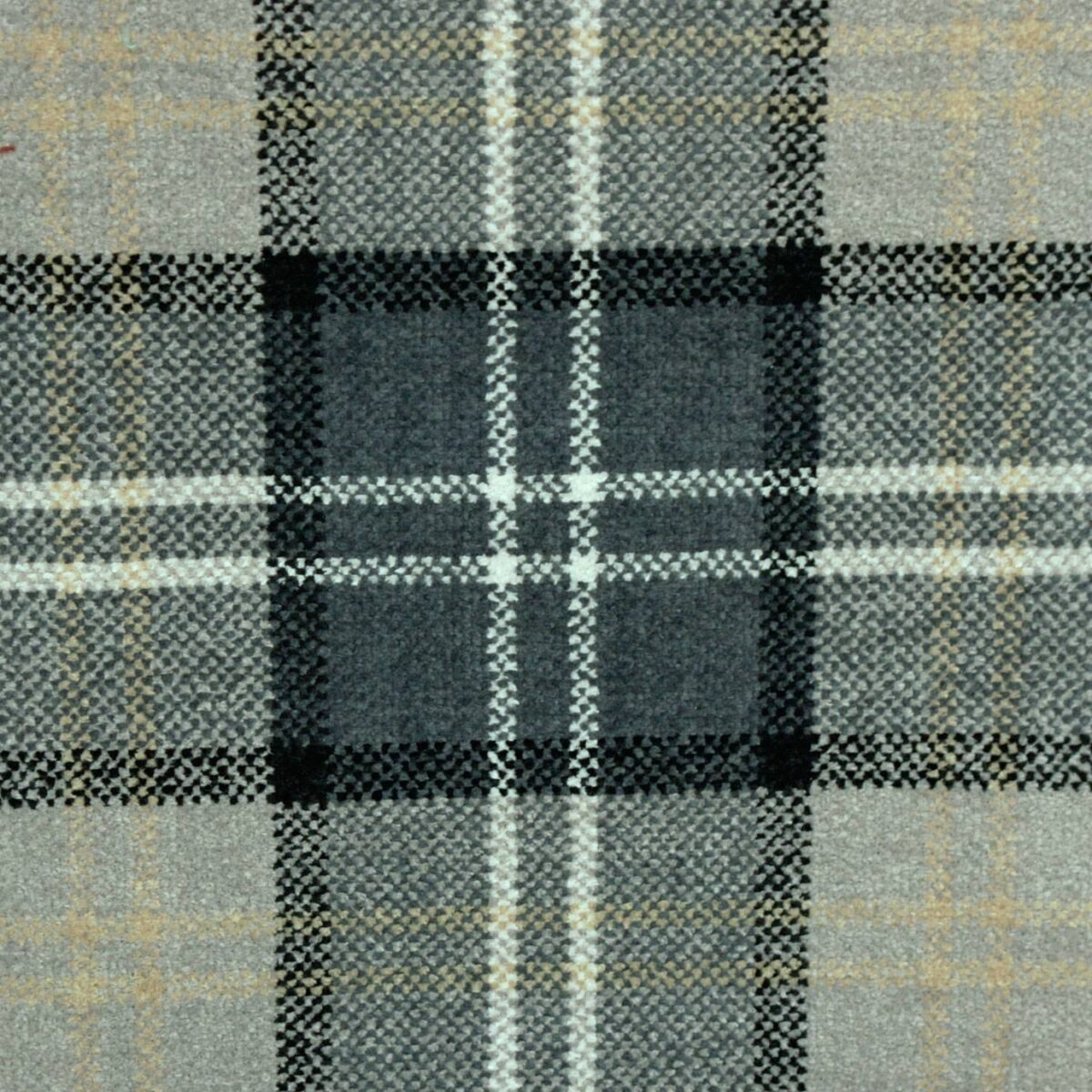 black-grey checked woven fabric from Cristina Marrone