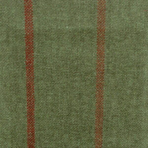 Lana Stripe Fabric - Moss by Lana Stripe Fabric - Moss from