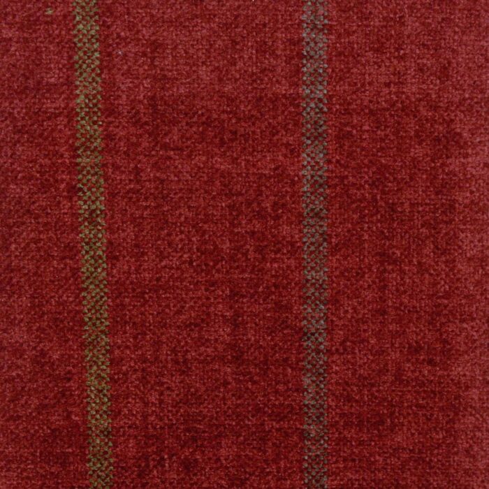 Lana Stripe Fabric - Claret swatch