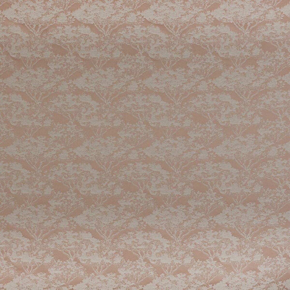 pink botanical jacquard fabric from iLiv