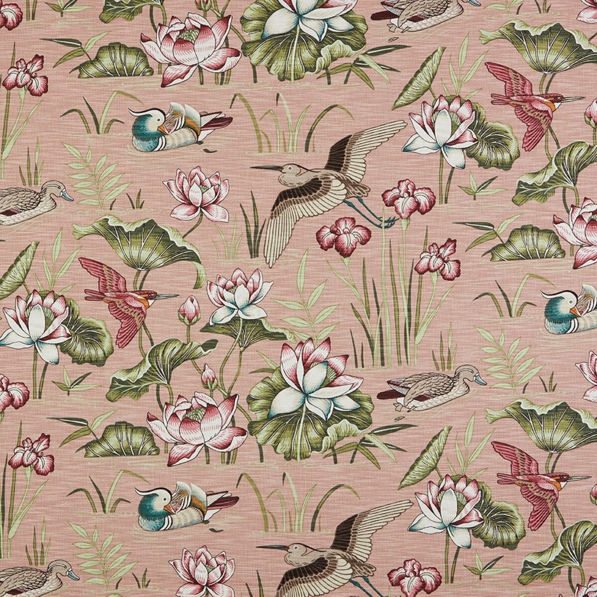 Siyuri Fabric - Pink Cloud by pink animal printed fabric from iLiv