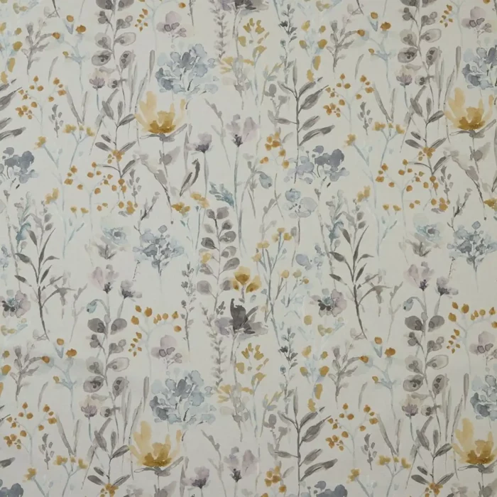 Wild Flowers Fabric - Cornflower swatch