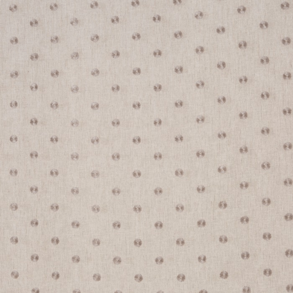 Orwell Fabric - Pebble by neutral botanical embroideried fabric from Prestigious Textiles