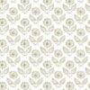 white botanical linen fabric from William Yeoward