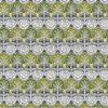 black-grey botanical printed fabric from William Yeoward