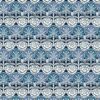 black-grey botanical printed fabric from William Yeoward
