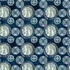 blue botanical printed fabric from William Yeoward