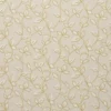 yellow botanical embroideried fabric from Clarke & Clarke