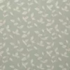 blue botanical embroideried fabric from Clarke & Clarke