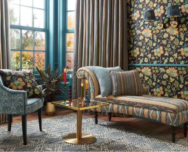 Litha Fabric - Midnight by Litha Fabric - Midnight from