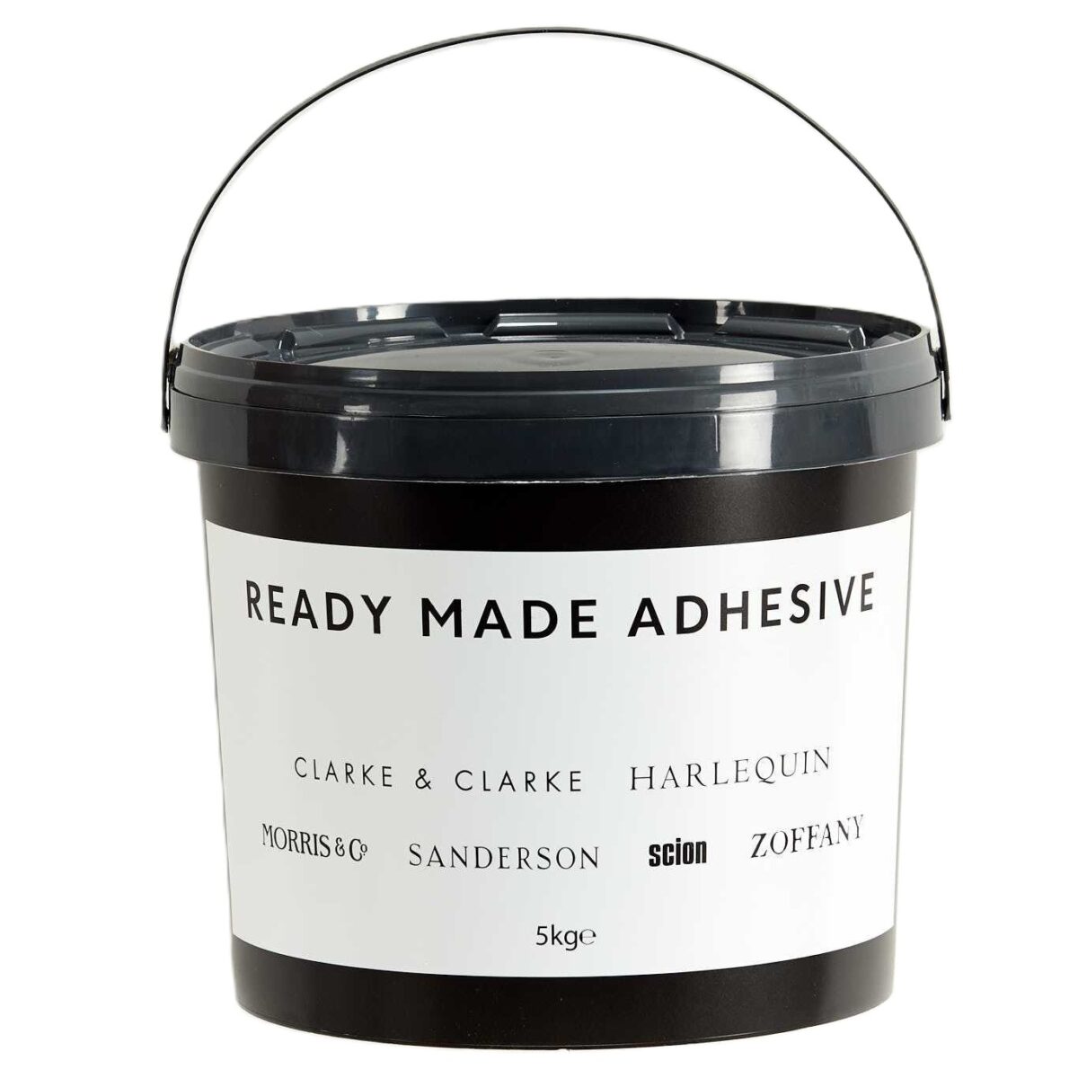 SDG Ready Mixed Wallpaper Adhesive 5kg by Sanderson Ready Mixed Wallpaper Adhesive. Black bucket with white label