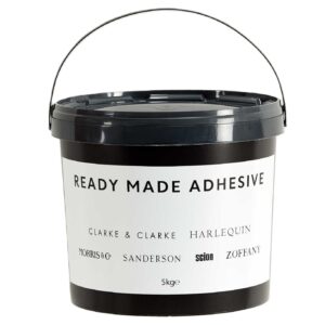 Sanderson Ready Mixed Wallpaper Adhesive. Black bucket with white label