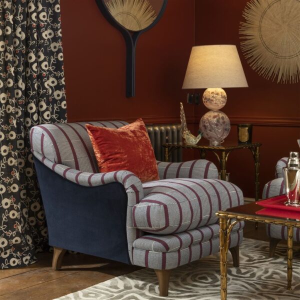 Evelyn Fabric - Indigo by Evelyn Fabric - Indigo from