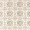 brown tessellating circles in traditional style