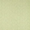 green fabric with coral stripes