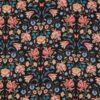 black-grey botanical printed fabric from iLiv