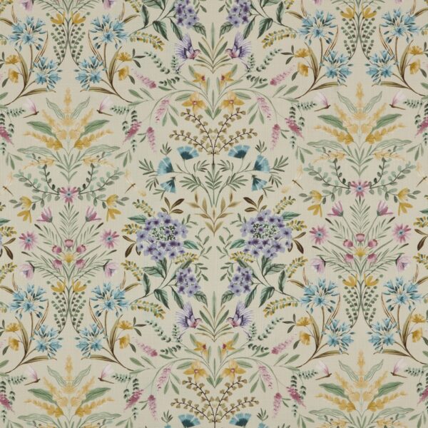 multicolour botanical printed fabric from iLiv