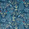 blue animal velvet-chenille fabric from iLiv