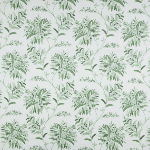 green botanical embroideried fabric from iLiv