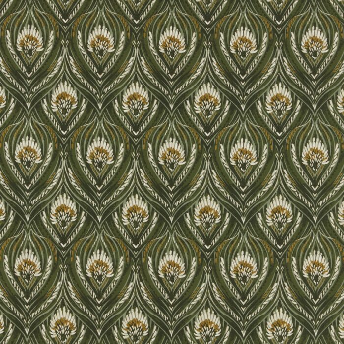 Atticus Fabric - Moss swatch