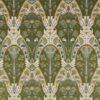 green botanical printed fabric from iLiv