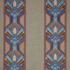 black-grey striped embroideried fabric from iLiv
