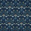 blue botanical printed fabric from iLiv