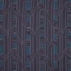 blue geometric woven fabric from iLiv