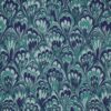 blue contemporary woven fabric from iLiv