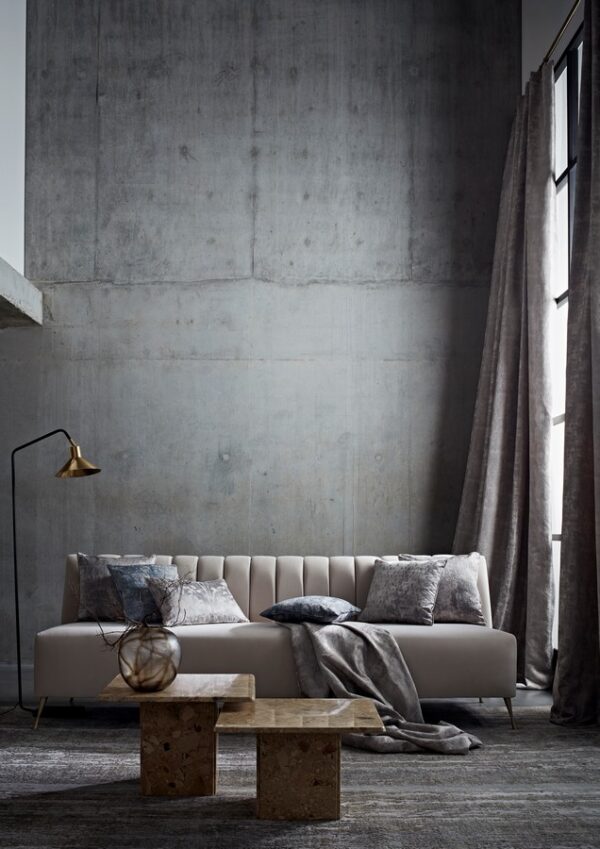 Contour Fabric - Silver from