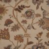 brown botanical printed fabric from iLiv