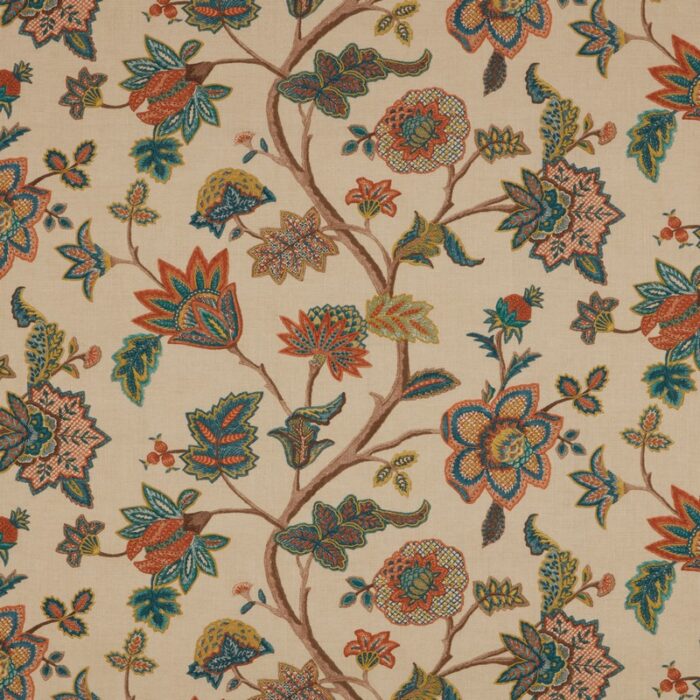 Chanderi Fabric - Papaya swatch