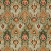 green traditional printed fabric from iLiv