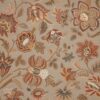 brown botanical printed fabric from iLiv