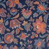 blue botanical printed fabric from iLiv