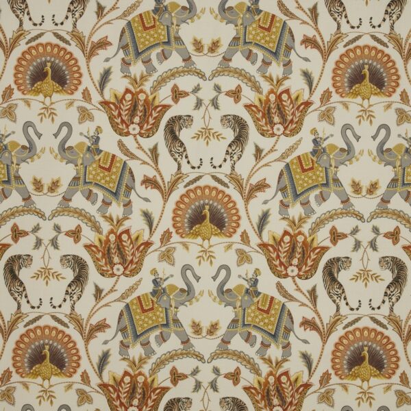 brown animal printed fabric from iLiv