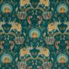 green animal printed fabric from iLiv