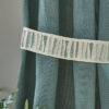 Abstract Border on a blue curtain